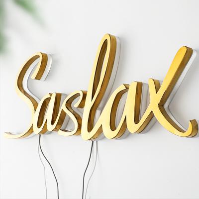 China Buildings backlight outdoor-shops led sign small metal 3d led sign letter for sale