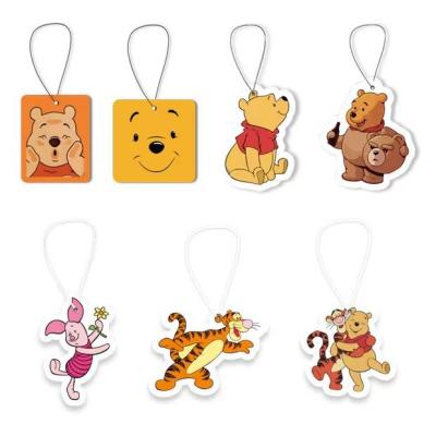 China Cute Bear Car Perfume Decoration Car Air Freshener Hanging Logo Car Perfume Car Air Fresheners Accessories Custom Made Eco-friendly Long Lasting Air Freshener for sale