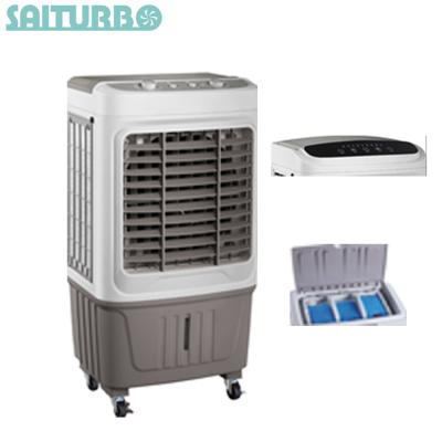 China Portable By Casters Evaporative Mobile Industrial Air Conditioner Low Price Industrial Air Cooled Refrigerator for sale