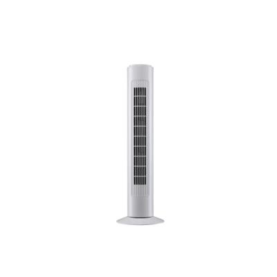 China Household Simple Design Space Saving Automatic Swing Tower Fan for sale