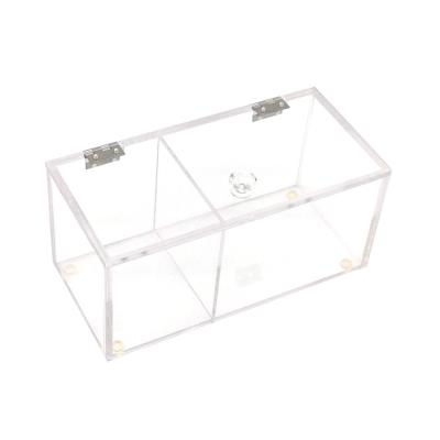 China Acrylic Plastic Women's Makeup Display Stocked Make Up Organizer Boxes for sale