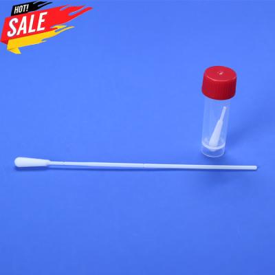 China 100% Factory Nylon Medical Supplies Disposable Collecting Specimens Collecting Sterile Nylon Specimens Pharyngeal Flocking Swabs for sale