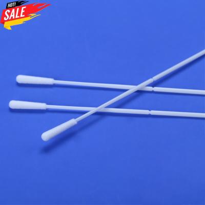 China 100% Free Sample Sterile Individual Wrap Nylon Nasopharyngeal Flocking Assembled Oronasal Swab for sale