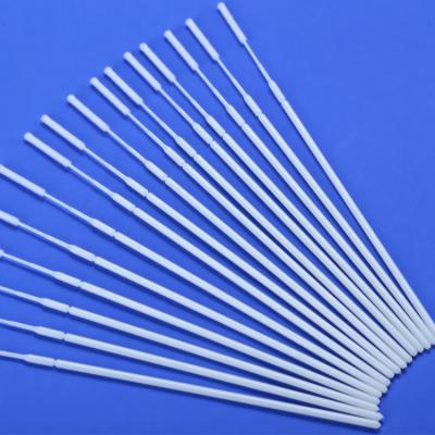 China 100% Nylon Medical Supplies Individually Bundled Sterile Nasal Swab 50mm Point / 150mm Cut for sale