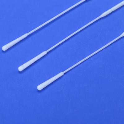 China 100% Nylon Packing Sterile Individual Nylon Nasopharyngeal Swab Assembled Oronasal Swab for sale