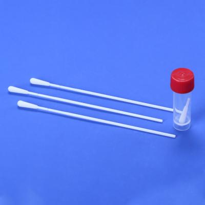 China 100% Nylon Disposable Nasal Swab Flocking Sterile Nasopharyngeal Swab Nose Nylon Flocking Swab for sale