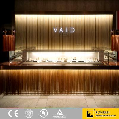 China Luxury Customize Jewelry Display Show Case For Shop Interior Design And Showroom for sale