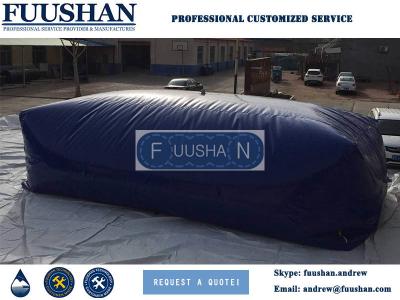 China FUUSHAN 1000 Liter to 5000 Liter Flexible Collapsible TPU/PVC Pillow Water Storage Tank for sale