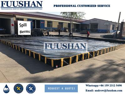 China Equipment Cleaning and Protection Oil Spill Containment Berm for sale