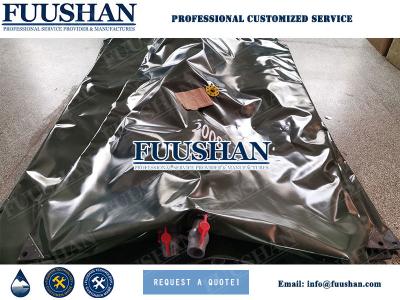 China Fuushan 6000L Tarpaulin Flexible Water Storage Pillow Tank for sale