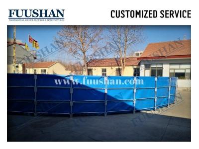 China Factory Wholesale Plastic Fish Farming Breeding Tanks For Sale Collapsible Fish Pond Tank for sale