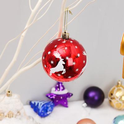 China Manbao Christmas Ball Set 6cm/30pcs Decorative Plastic Christmas Decoration Supplies and Tree Ornaments Ball for sale