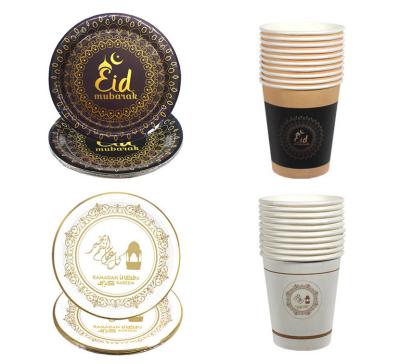 China Decoration Manbao wholesale eid mubarak ramadan cups dish table decoration for sale