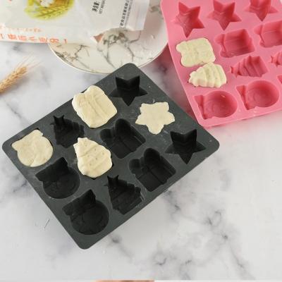 China 3D Candy Mold DIY Silicone Cake Mold Kitchen Tool Chocolate Cookie Viable Cake Mold Non-Stick Donut Mold for sale