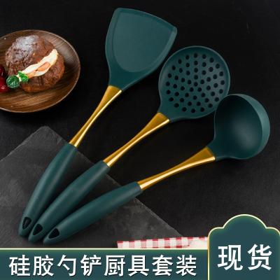 China Sustainable Luxury Silicon Baking Care 3 Pcs Amazon Hot Sale Kitchenware Grade Utensils New First for sale