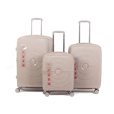 China Pp Logo Durable Custom Made pp Hard Shell Travel Luggage Sets 2023 for sale