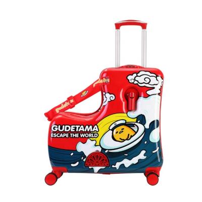 China Custom PC Model Scooter Kids Luggage Ride On Luggage For Kids for sale