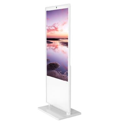 China Smart split screen 43 inch indoor network kiosk advertising board lcd signage visual digital display for sale