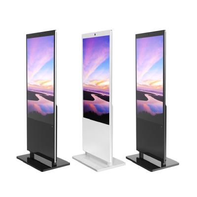 China Smart Split Screen Restaurant 43 Inch Floor Stand Kiosk Digital Signage Android / Windows Video Display for sale