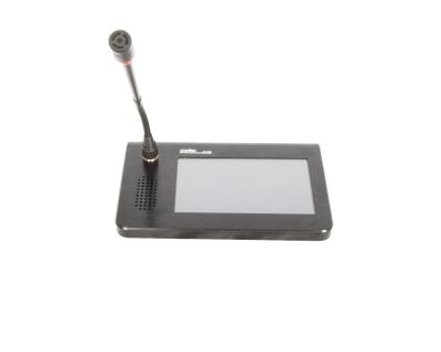 China Intelligent IP Paging System IP Paging Microphone With Touch Screen SA-7003 for sale