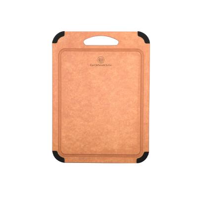 China Sustainable Customizable Wood Fiber Cutting Board Safe Chopper For Vegetable for sale