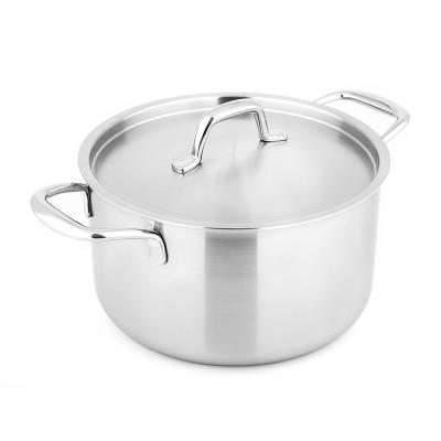 China Family Use Stocked Stainless Steel Cast Iron Casserole For Cooking Set for sale