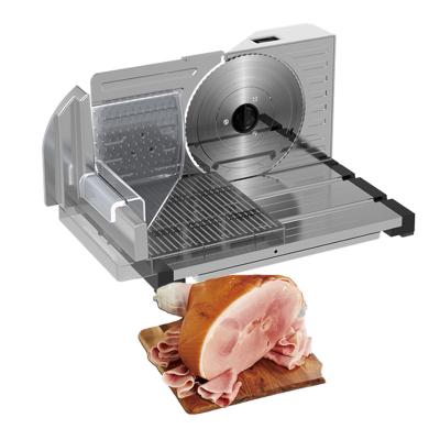 China Hotels Household Kitchen Desktop Electric Stainless Steel Meat Beef Cutter Slicer Food Slicer Machine for sale