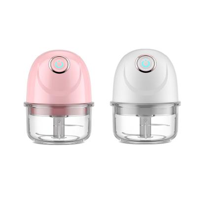 China Viable One-Click Switch Electric Quick Vegetable Chopper Machine Mini Food Meat Onion Cleaver for sale