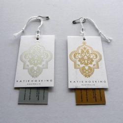 China fold over hang tag for sale