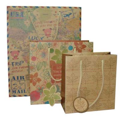 China kraft paper shopping bag for sale