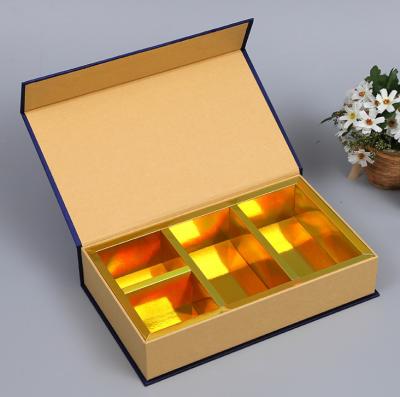 China High Quality Custom Printing Fancy Paper Book Shape Tea Gift Box With Silk Insert for sale