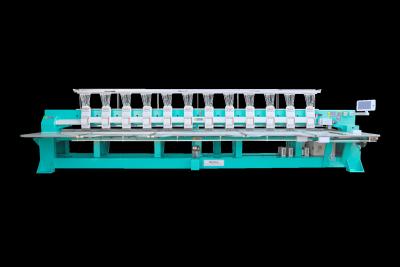 China 6 Color Flat Embroidery Machine Multi Head With Auto Trimmer Function for sale