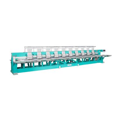 China High Speed 1200RPM Single Sequin Borduurmachine 10 Hoofd Met Aluminium Frame Te koop