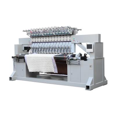 China 28 Needles Double Sided Quilting Embroidery Machine With Cording Embroidery for sale