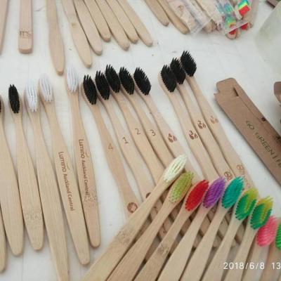 China Private Label Disposable Wholesale Adults Oral Clean Bamboo Toothbrush for sale