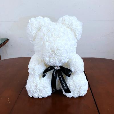 China Newest Valentine's Day Gift Teddy Bear In Stock 40cm With Heart for sale