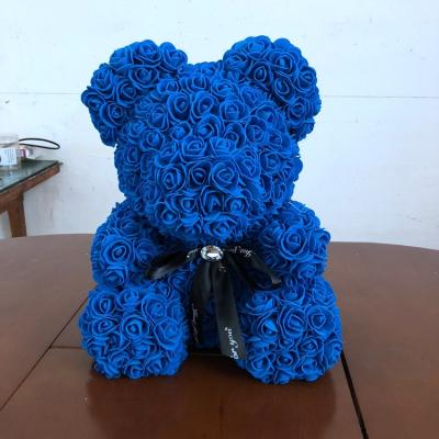 China Factory Cheap Price Rose Soap Flower Fast Delivery 40cm With Heart for sale