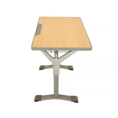 China Factory Supply Modern Luxury Students Combine Single Chair School Desk And Writing Table for sale