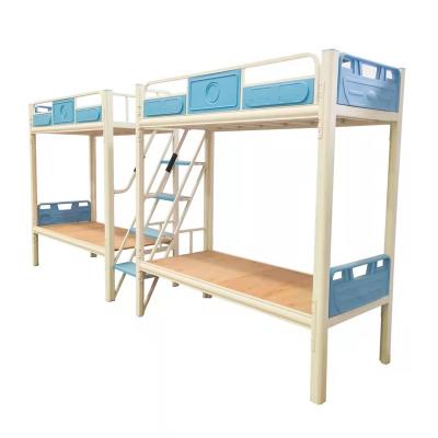 China Sale Modern Private Ladder Well Order Four Person Middle Apartment Student Bunk Bed for sale