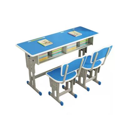 China Modern double desks and chairs for learning primary and secondary school students training and guidance for sale