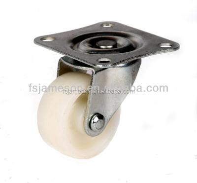 China PP Light Up Casters Small Casters Threaded Stem PP Wheels Rolling Wheels for sale