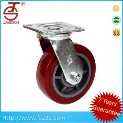 China Filter Industry Hot Sale Heavy Duty Trolley Casters And Wheels PVC Swivel Caster for sale