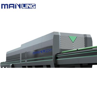 China Hotels Manling China factory manufactures compression and air passage section glass furnace tempering machine 2400mm*3600mm for sale