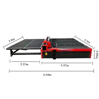 China Hotels Cutter Ceramics And Glass CNC Glass Cutting Machine With Auto Loading for sale