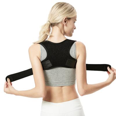 China Customized Adjustable Elasticity Neoprene Back Support Belt Posture Corrector Breathable For Men And Women for sale