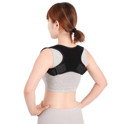 China Elasticity Adjustable Breathable Hot Selling Neoprene Posture Support Belt Unisex Upper Back Corrector for sale