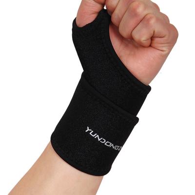 China Breathable High Quality Adjustable Elasticity Thumb Loop Neoprene Wrist Straps Weightlifting Wrist Wraps for sale