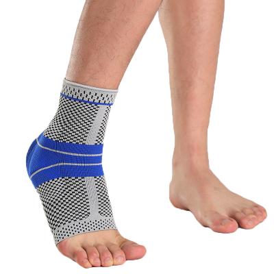 China Elasticity Factory Direct Sales Breathable Ankle Compression Sleeve Sports Ankle Brace for sale