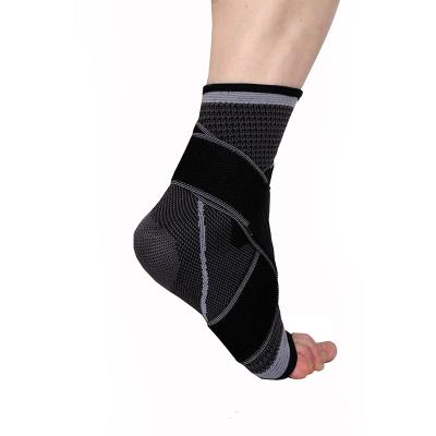 China Factory Wholesale Breathable Elastic Adjustable Sports Ankle Support Elastic Ankle Brace for sale