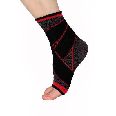 China Adjustable Elasticity Breathable Nylon Ankle Brace For Running Basketball Ankle Sprain Support for sale